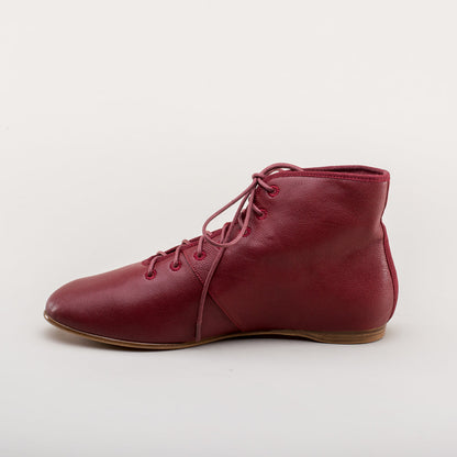 Emma Regency Leather Boots (Oxblood)
