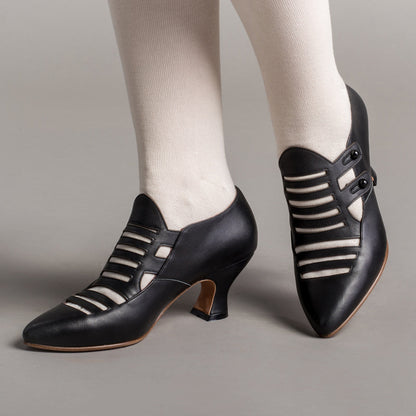 Endora Victorian Witch Shoes (Bewitching Black)