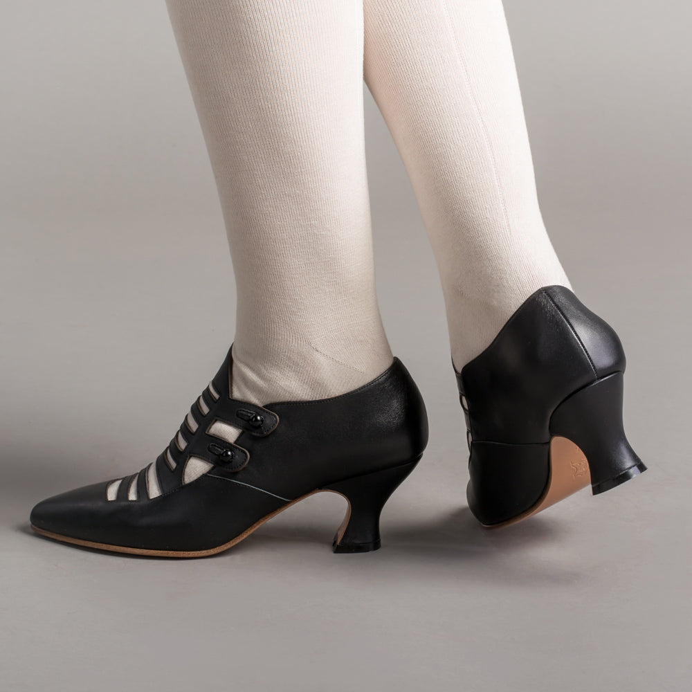 Endora Victorian Witch Shoes (Bewitching Black)