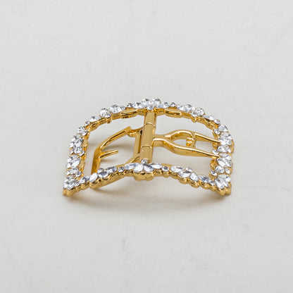Fleur 18th Century Shoe Buckles (Gold)