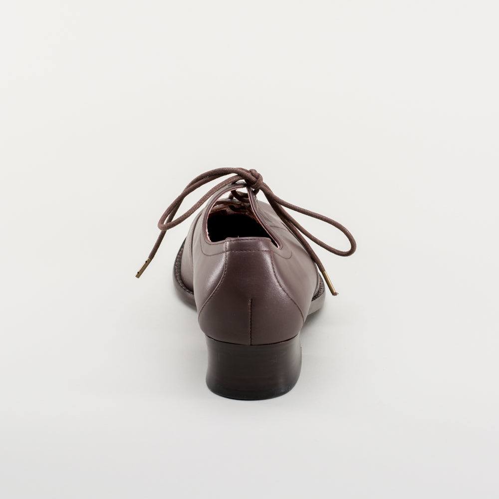Ghillie Vintage Lace-Up Shoes (Brown)