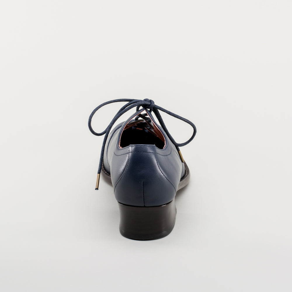 Ghillie Vintage Lace-Up Shoes (Navy)
