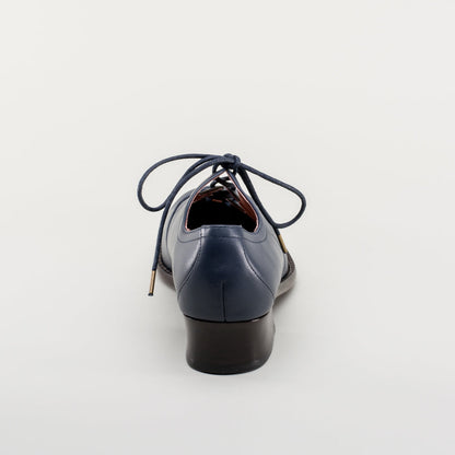 Ghillie Vintage Lace-Up Shoes (Navy)