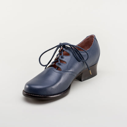Ghillie Vintage Lace-Up Shoes (Navy)