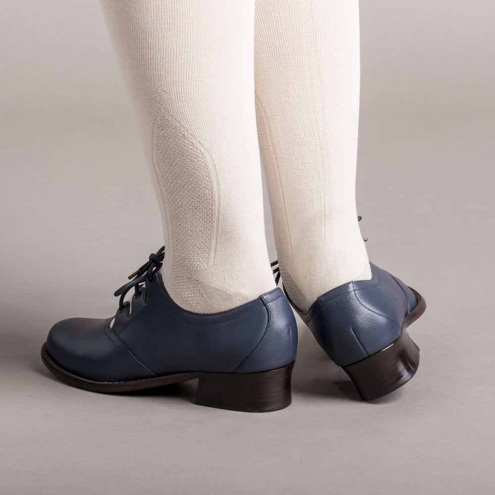 Ghillie Vintage Lace-Up Shoes (Navy)