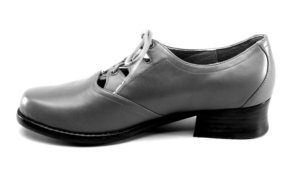 Ghillie Vintage Lace-Up Shoes (Tan)