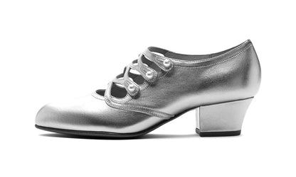 Gloria Edwardian Shoes (Pale Gold)