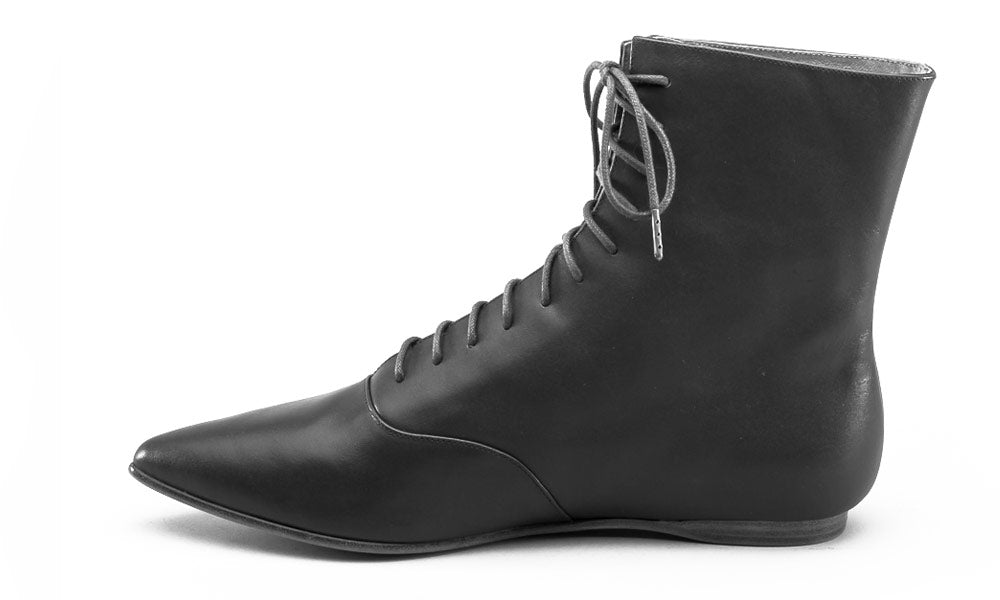 Hartfield Regency Leather Boots (Black)