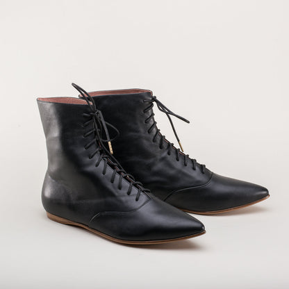 Hartfield Regency Leather Boots (Black)