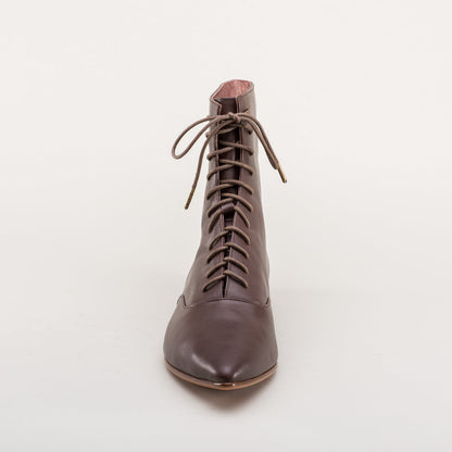 Hartfield Regency Leather Boots (Brown)