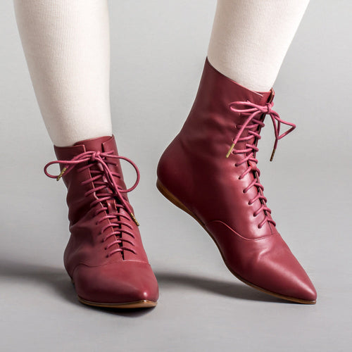 Hartfield Regency Leather Boots (Oxblood)