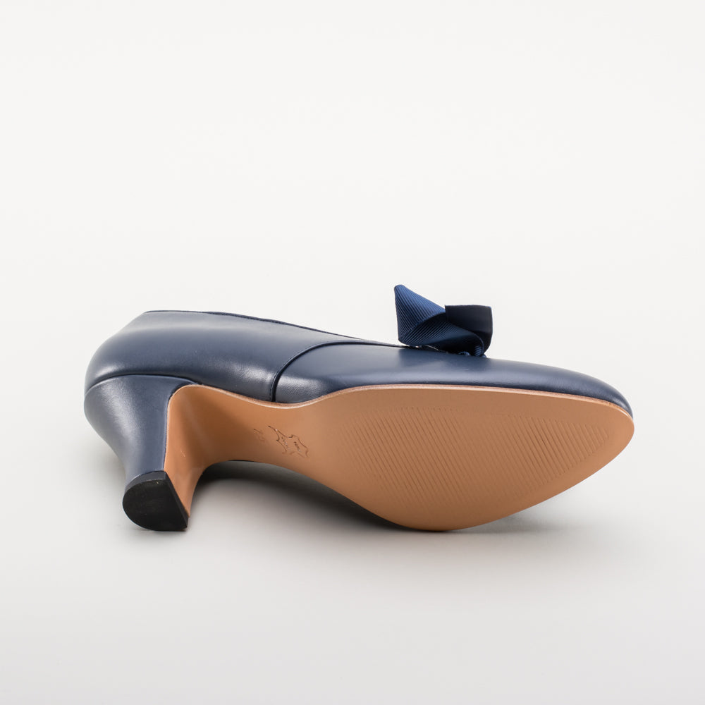 Hazel Women's Vintage Pumps (Navy)