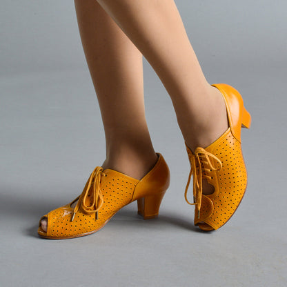 Jenny Vintage Oxfords (Goldenrod Yellow)