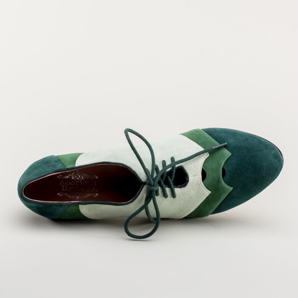 Karolina Retro Oxfords (Green)