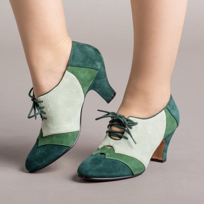 Karolina Retro Oxfords (Green)