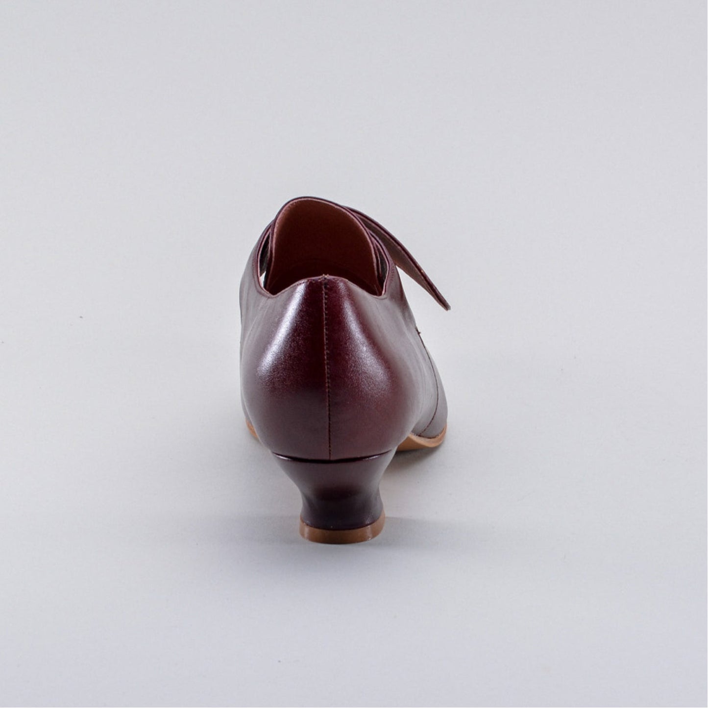 Kensington 18th Century Leather Shoes Wide (Bordeaux)