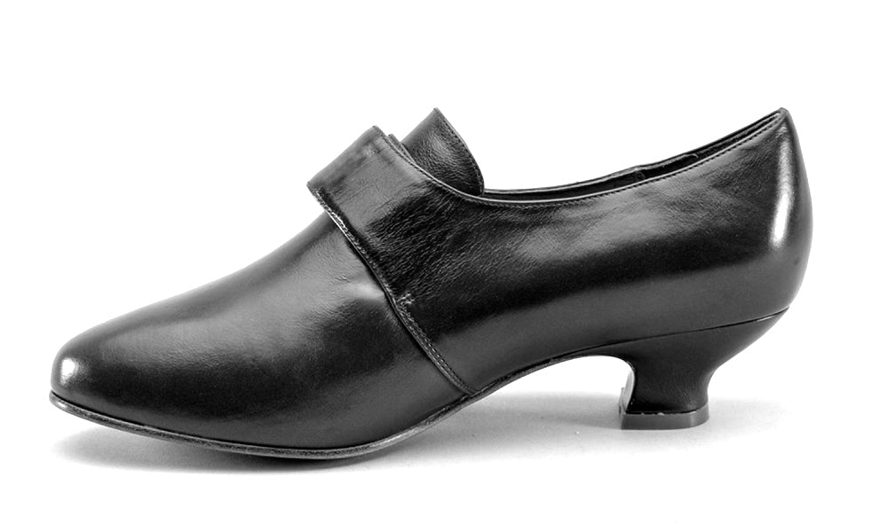 Kensington 18th Century Leather Shoes Wide (Walnut)
