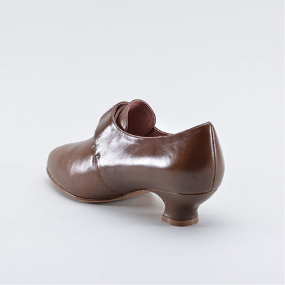Kensington 18th Century Leather Shoes Wide (Walnut)