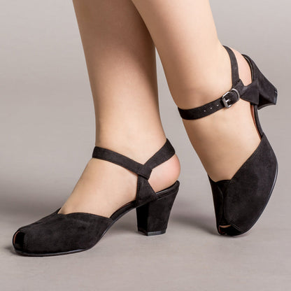 Lido Vintage Sandals (Black)
