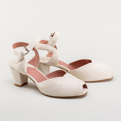 Lido Vintage Sandals (Ivory)