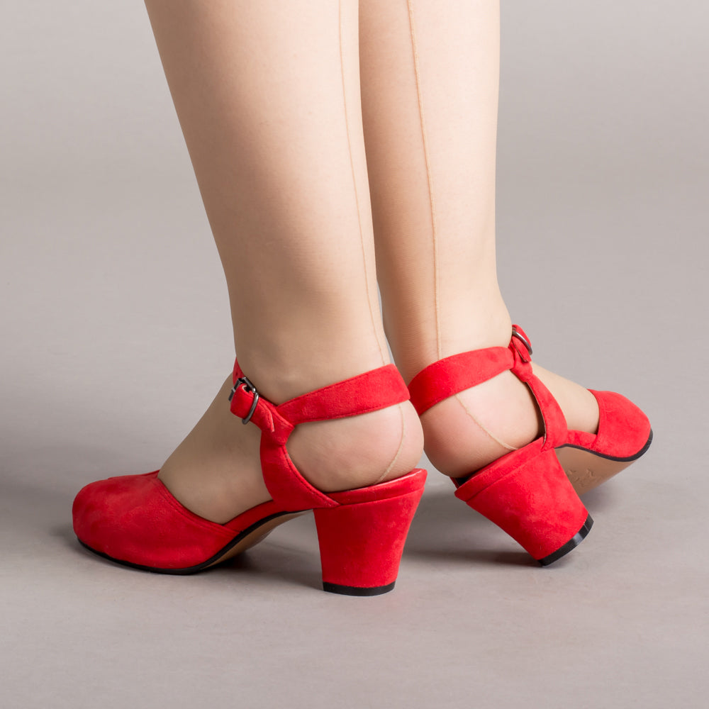 Lido Vintage Sandals (Red)