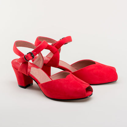 Lido Vintage Sandals (Red)