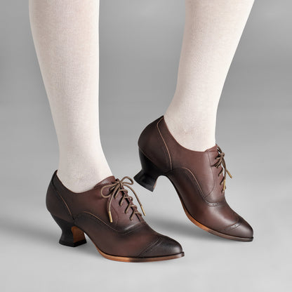 Londoner Edwardian Oxfords Wide (Brown)