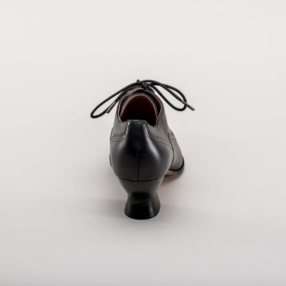 Londoner Edwardian Oxfords Wide (Black)