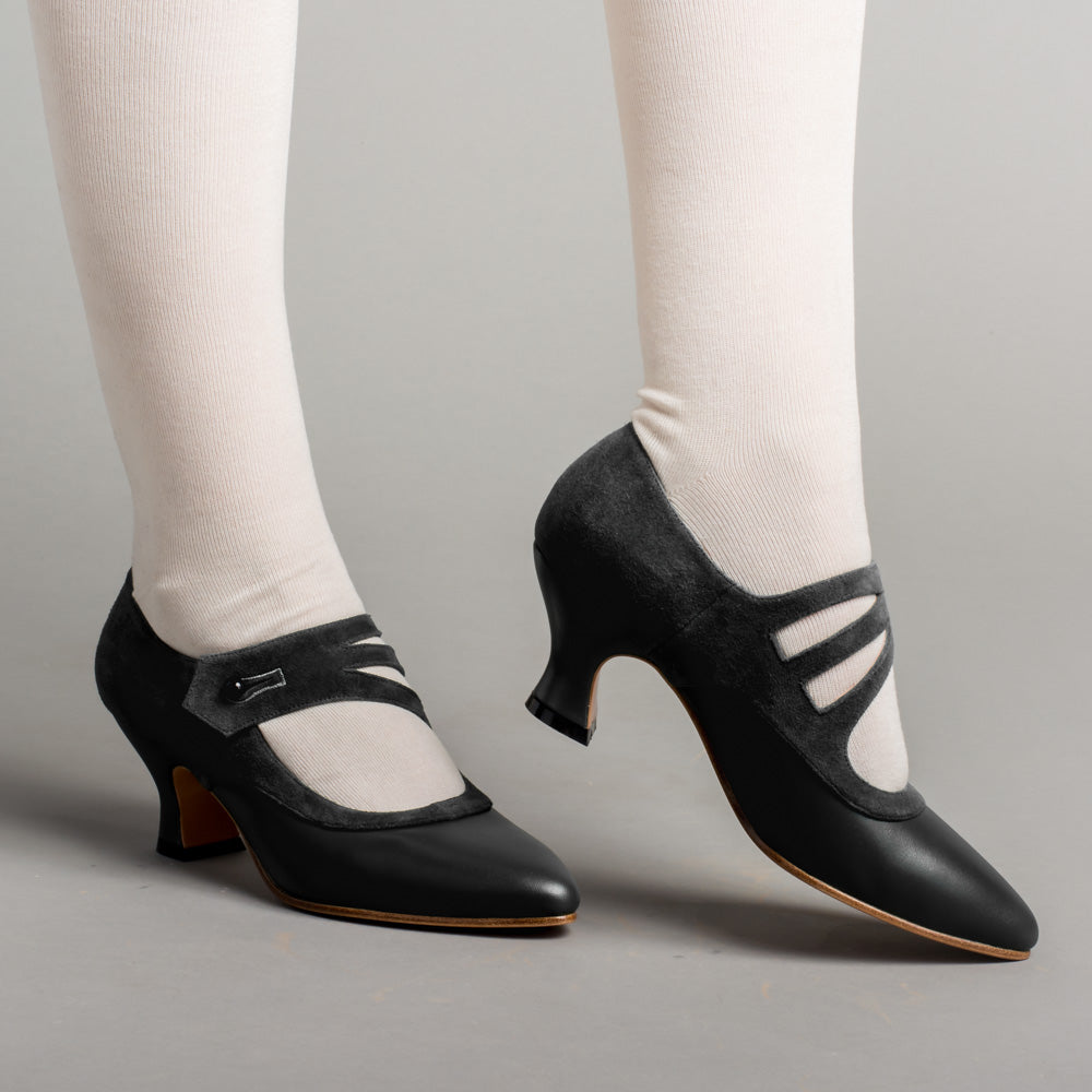 Mae Edwardian Shoes (Black)