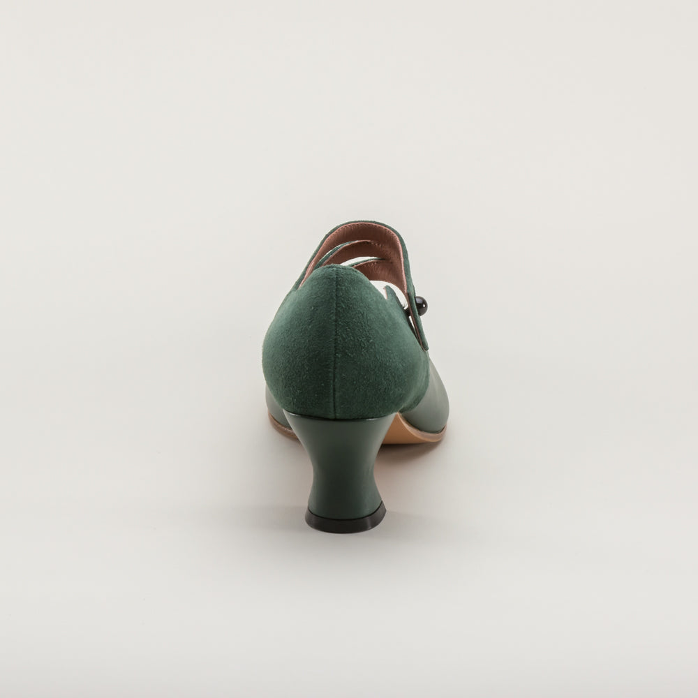 Mae Edwardian Shoes (Green)
