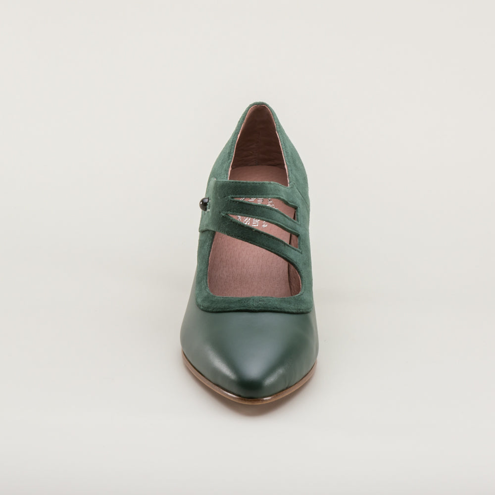 Mae Edwardian Shoes (Green)