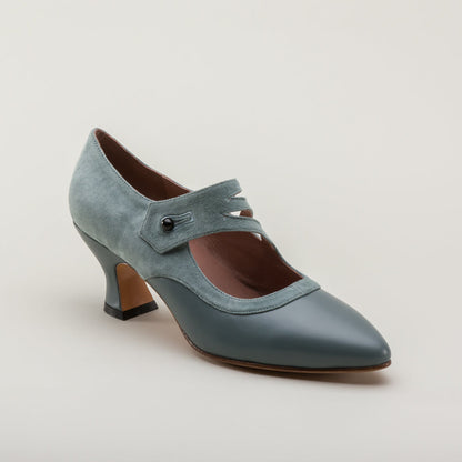 Mae Edwardian Shoes (French Blue)