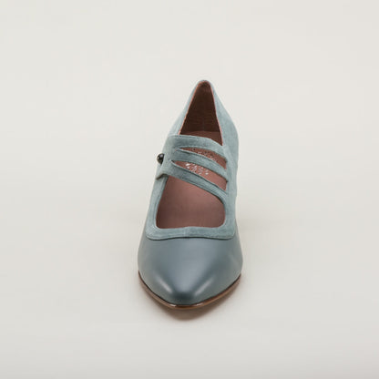 Mae Edwardian Shoes (French Blue)