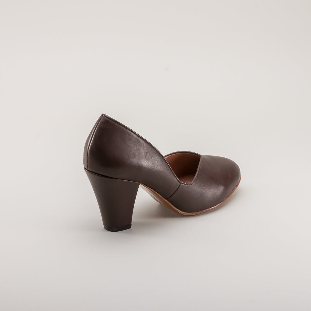 Marilyn Vintage Pumps (Brown)