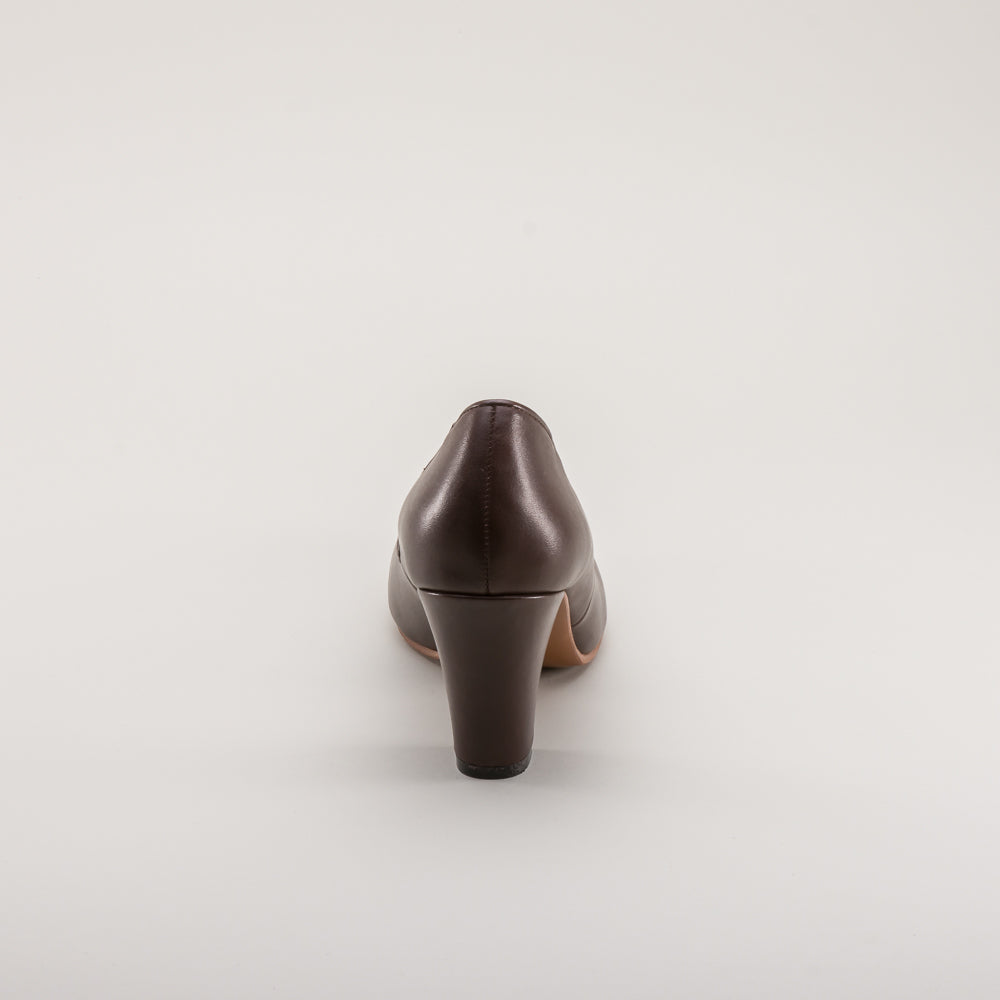 Marilyn Vintage Pumps (Brown)