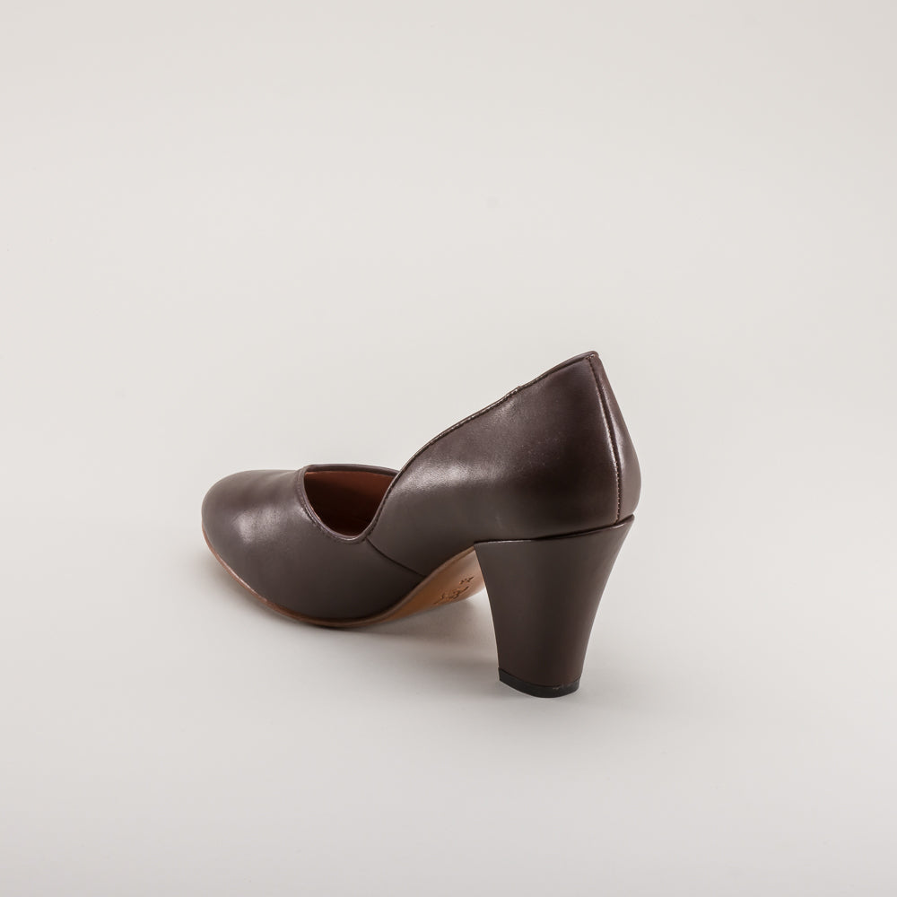 Marilyn Vintage Pumps (Brown)