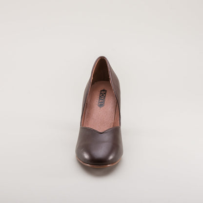 Marilyn Vintage Pumps Wide (Brown)