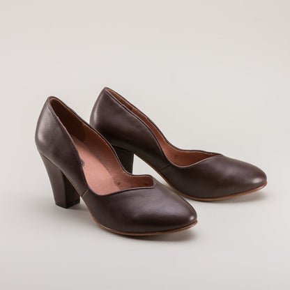 Marilyn Vintage Pumps (Brown)