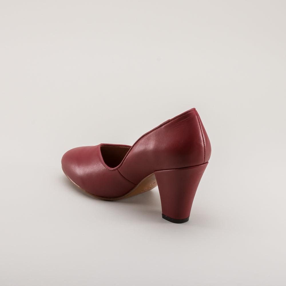 Marilyn Vintage Pumps (Oxblood)