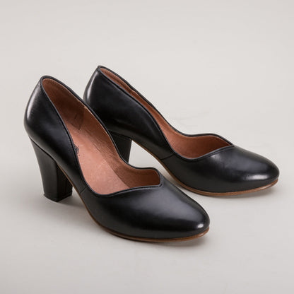 Marilyn Vintage Pumps Wide (Black)