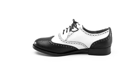 Lawrence Men's Vintage Spectator Shoes (Brown/Ivory)