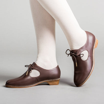 Mary Renaissance Shoes (Brown)
