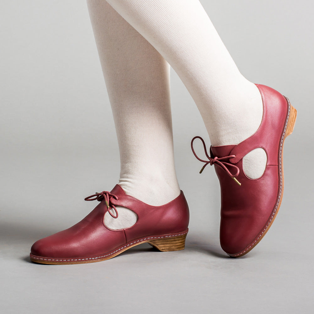 Mary Renaissance Shoes (Oxblood)