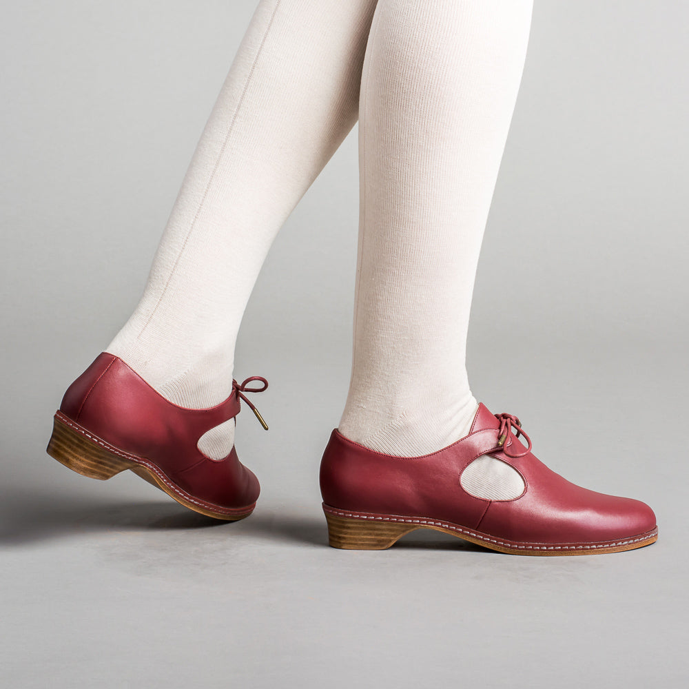 Mary Renaissance Shoes (Oxblood)