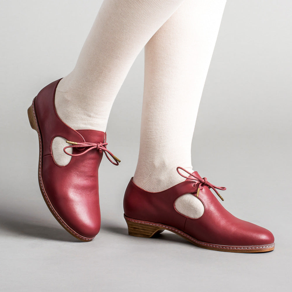 Mary Renaissance Shoes (Oxblood)