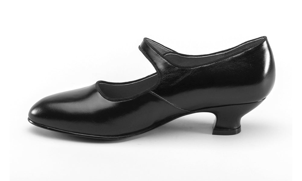 Millie 1920s Mary Jane Shoes (Black)