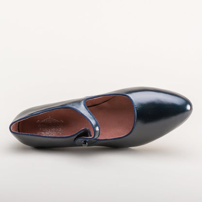 Millie 1920s Mary Jane Shoes (Navy)