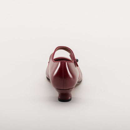 Millie 1920s Mary Jane Shoes (Oxblood)