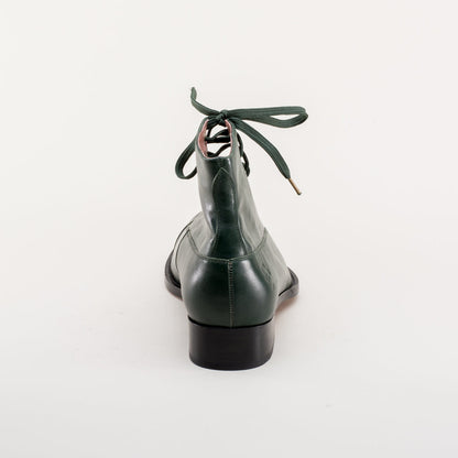 Noble Men's Vintage Lace-Up Boots (Green)