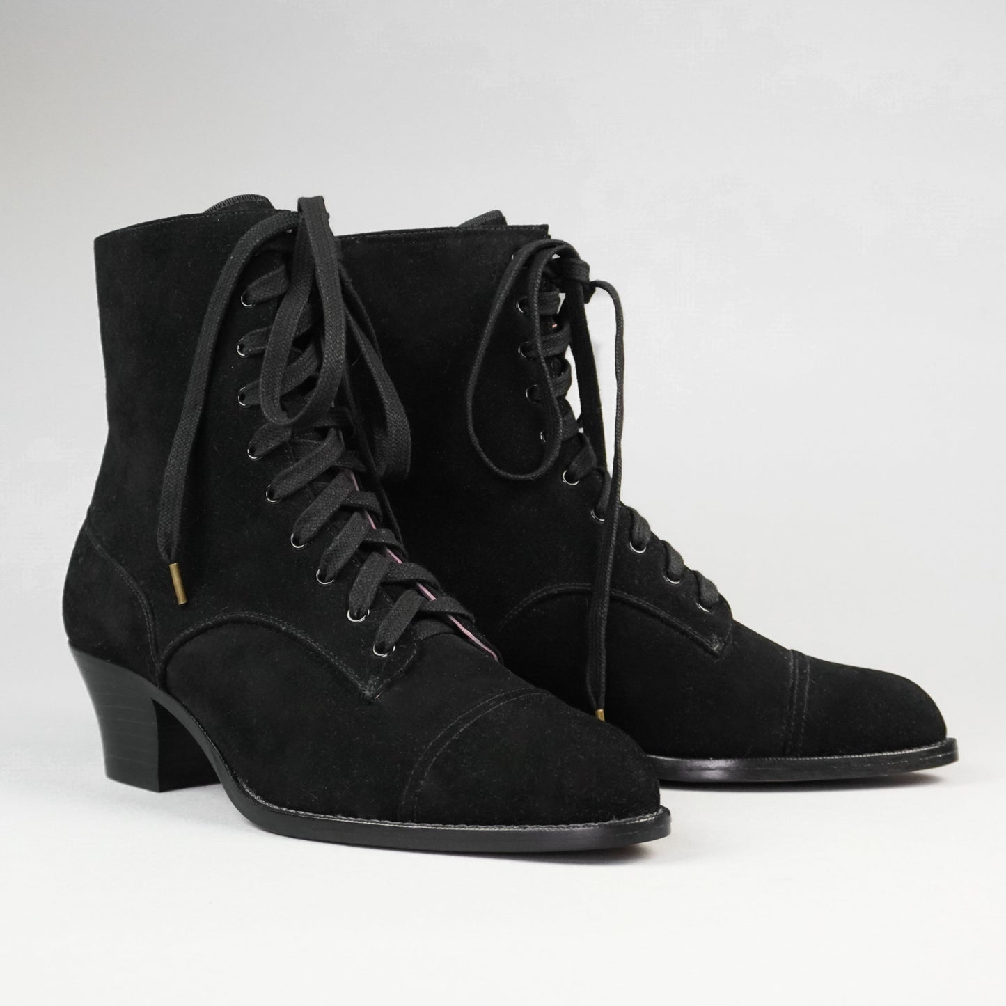 Paris Boots (Black Suede)